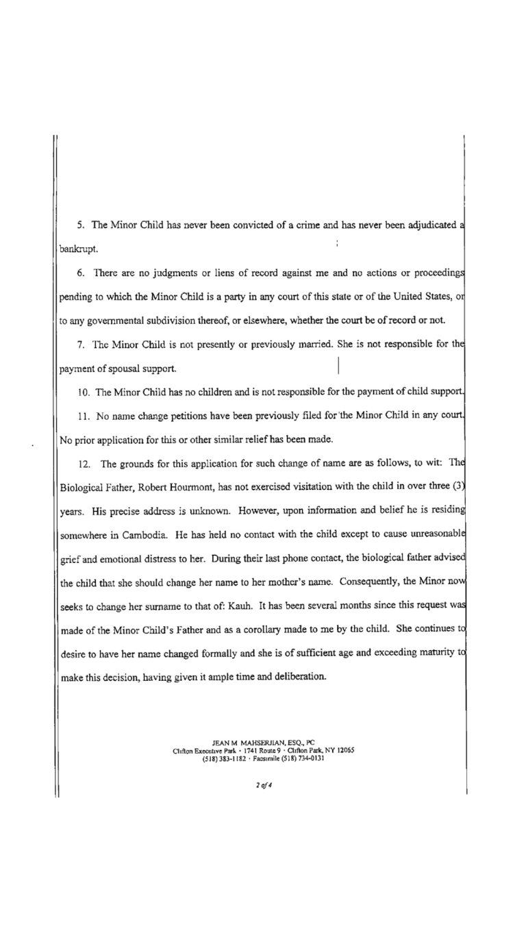 ROB KIDS FILE FOR NAME CHANGE CITING " ABANDONMENT" 2