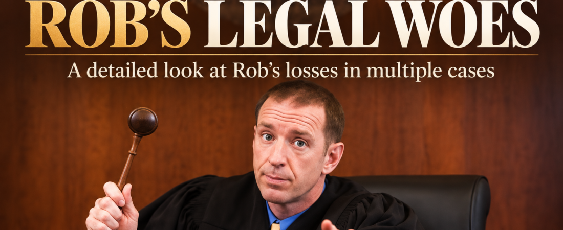 A History of Rob Hourmont’s Legal Disputes and Failed Lawsuits